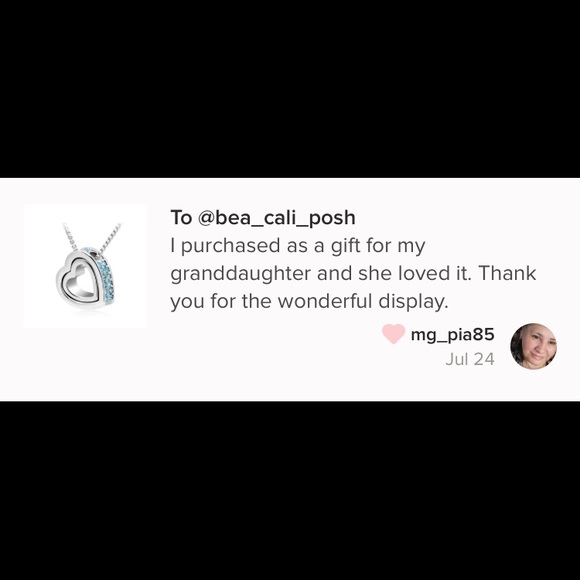 ❣️last 1❣️Heart in heart necklace, with crystal elements - Picture 4 of 9